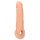 RealRock Penis Sleeve 9 - élethű péniszköpeny hosszabbító (21,5 cm, testszínű)