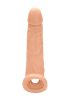 RealRock Penis Sleeve 9 - péniszköpeny (21,5 cm, natúr)