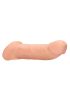 RealRock Penis Sleeve 9 - péniszköpeny (21,5 cm, natúr)