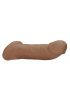 RealRock Penis Sleeve 9 - péniszköpeny (21,5 cm) - sötét natúr