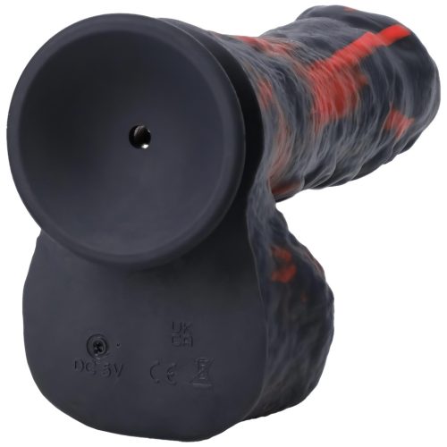 Doc Johnson Mini F-Machine Tendril - távirányítós lökő vibrátor (piros)