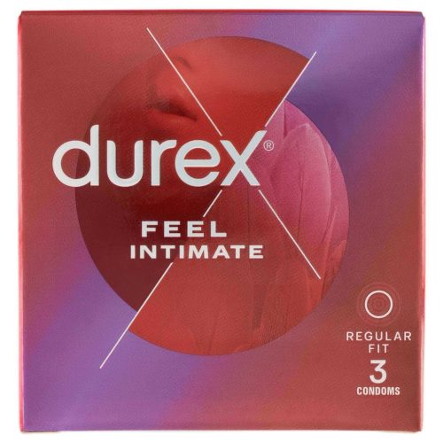 Durex Feel Intimate - vékonyfalú óvszer (3 db)