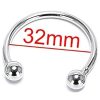 Rozsdamentes fém makkgyűrű - ejakuláció késleltetéshez (32mm)