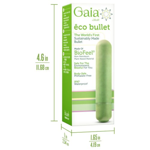 Gaia Eco M - környezetbarát rúdvibrátor (zöld) - közepes