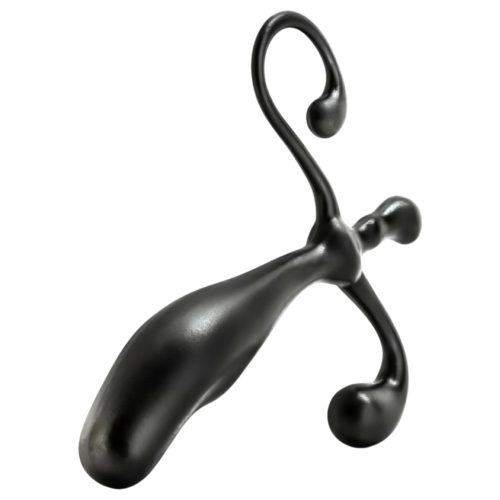 Anal Adventures - prosztata dildó és masszírozó (fekete)