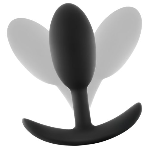 Anal Adventures Platinum M - anál plug (fekete, közepes)
