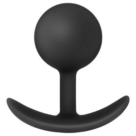 Anal Adventures Platinum Vibra Plug - anál dildó (fekete)