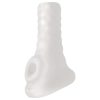 Perfect Fit Breeder - nyitott péniszköpeny (10 cm, fehér)