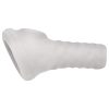 Perfect Fit Breeder - nyitott péniszköpeny (10 cm, fehér)