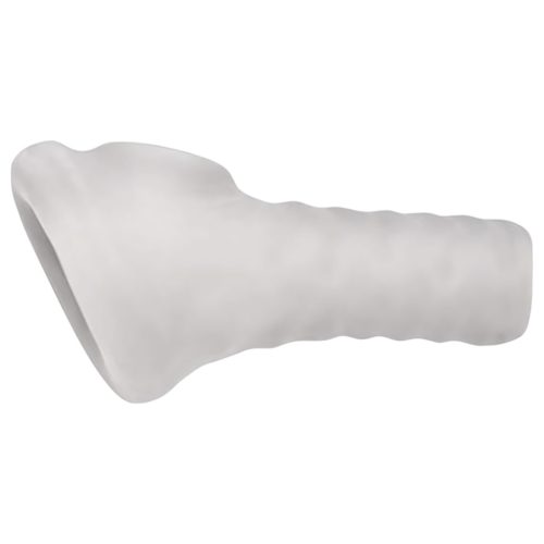 Perfect Fit Breeder - nyitott péniszköpeny (10 cm, fehér)