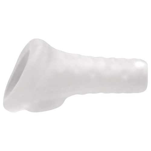 Perfect Fit Breeder - nyitott péniszköpeny (10 cm, fehér)