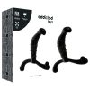 Addicted Toys - prosztata masszírozó és gátizgató dildó (fekete, 11,3 cm)
