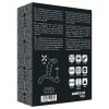 Addicted Toys - prosztata masszírozó és gátizgató dildó (fekete, 11,3 cm)
