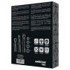 Addicted Toys - szilikon péniszgyűrű szett - 7 db (fekete)