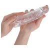 Addicted Toys - péniszköpeny heregyűrűvel - 23 cm (átlátszó)