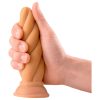 Max & Co Felix - csavaros anál plug - 15cm (natúr)