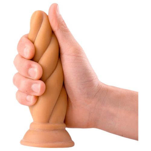 Max & Co Felix - csavaros anál plug - 15cm (natúr)