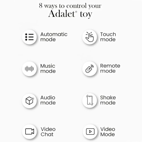 Adalet Gently - App-vezérelt G-pont és prosztata vibrátor (lila)