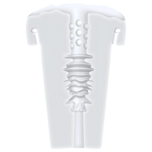 Zero Tolerance - akkus rezgő-szívó maszturbátor (átlátszó)