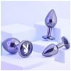 Playboy - anál plug szett - 3 részes (ezüst)