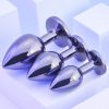 Playboy - anál plug szett - 3 részes (ezüst)