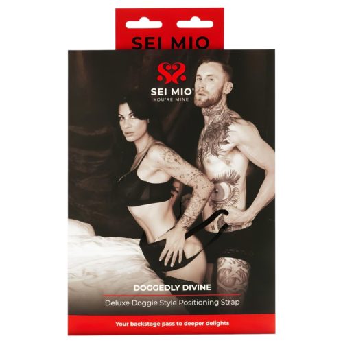Sei Mio - kutyapóz pozicionáló heveder (fekete)