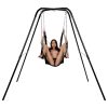 XR Brands - Sex sling állvánnyal (fekete)