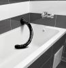 Hosed Anal Snake 19 - tapadókorongos anál dildó (fekete)
