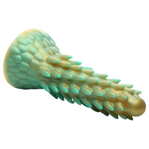 Creature Cocks Stegosaurus - szilikon dildó - 20cm (zöld)