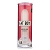 Perfect Fit - Fat Boy Micro Ribbed - péniszköpeny (17 cm, fehér)