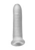 Perfect Fit - Fat Boy Micro Ribbed - péniszköpeny (17 cm, fehér)