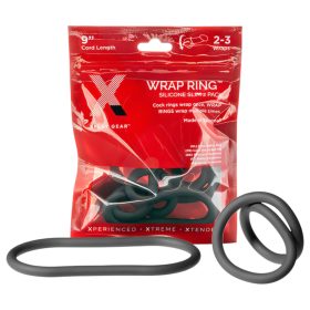   Perfect Fit Slim Wrap 9 - vékony péniszgyűrű (fekete, 22 cm)