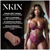 XKIN Next Door Amani - élethű műpunci maszturbátor (sötét testszínű)