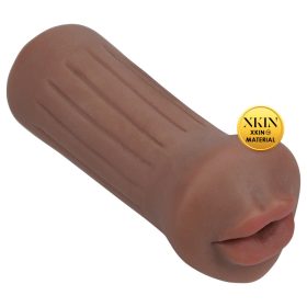   XKIN - élethű műszáj maszturbátor férfiaknak - S méret (barna)
