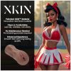 XKIN Cheerleader Cherry - élethű műpunci maszturbátor (sötét testszínű)