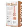 REALROCK - tapadókorongos vibrátor - natúr (18cm)