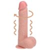 RealRock - élethű, forgó vibrátor (natúr, 20,5 cm)