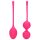 Loveline - súlyozott kegel golyó szett - 2 részes (pink)