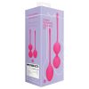 Loveline - súlyozott kegel golyó szett - 2 részes (pink)