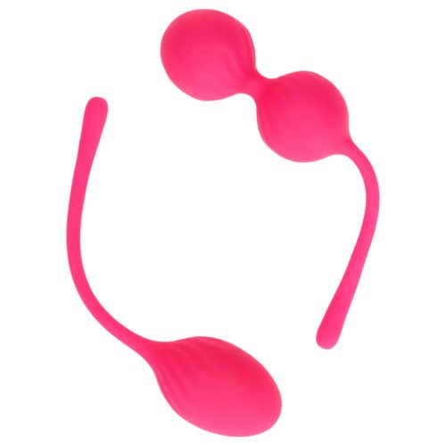 Loveline - súlyozott kegel golyó szett - 2 részes (pink)