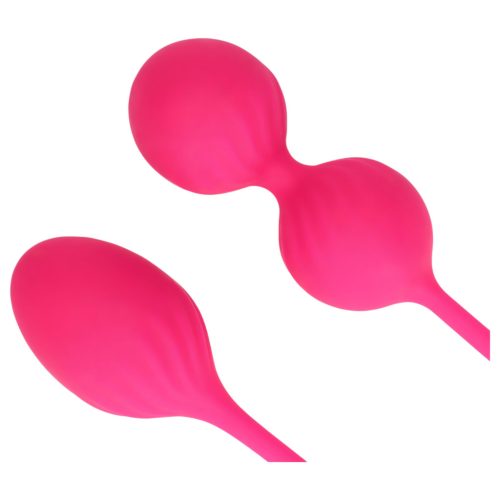 Loveline - súlyozott kegel golyó szett - 2 részes (pink)
