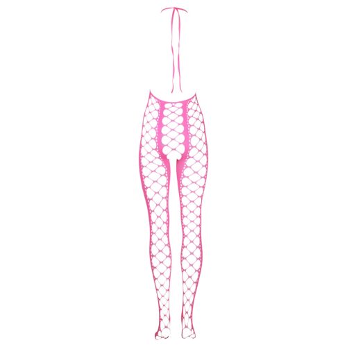 Ouch! - foszforeszkáló nyitott overál (pink)