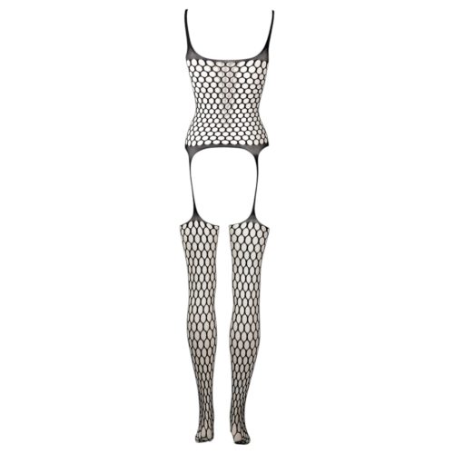 Le Désir - pöttyös fekete necc fehérnemű szett (S-XL)
