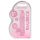 RealRock - átlátszó élethű dildó (pink, 15 cm)