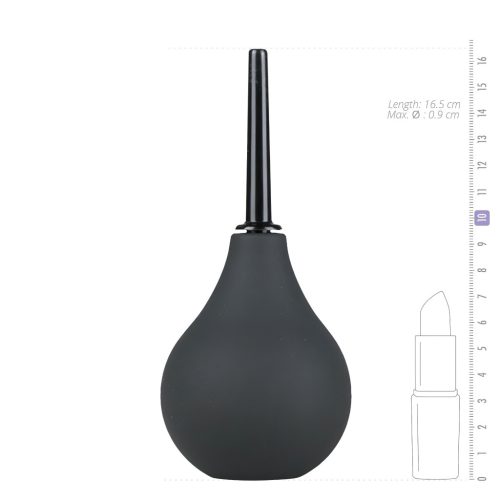 EasyToys - nagyméretű anál zuhany intim tisztításhoz (fekete)