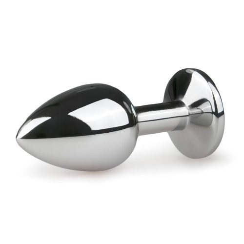 EasyToys - fém anál plug (ezüst-fehér)