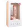 Easytoys - tapadókorongos, herés dildó (22,5cm) - natúr