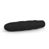 EasyToys Power Vibe - csavart szilikon rúdvibrátor (fekete)