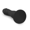 Easytoys - makkos, tapadókorongos dildó (fekete)