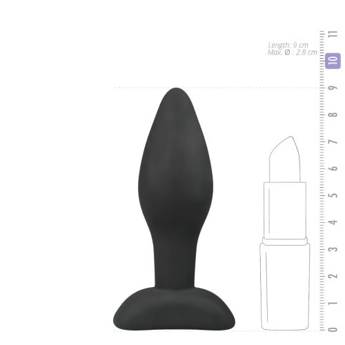 EasyToys - szilikon anál plug - kicsi (fekete)